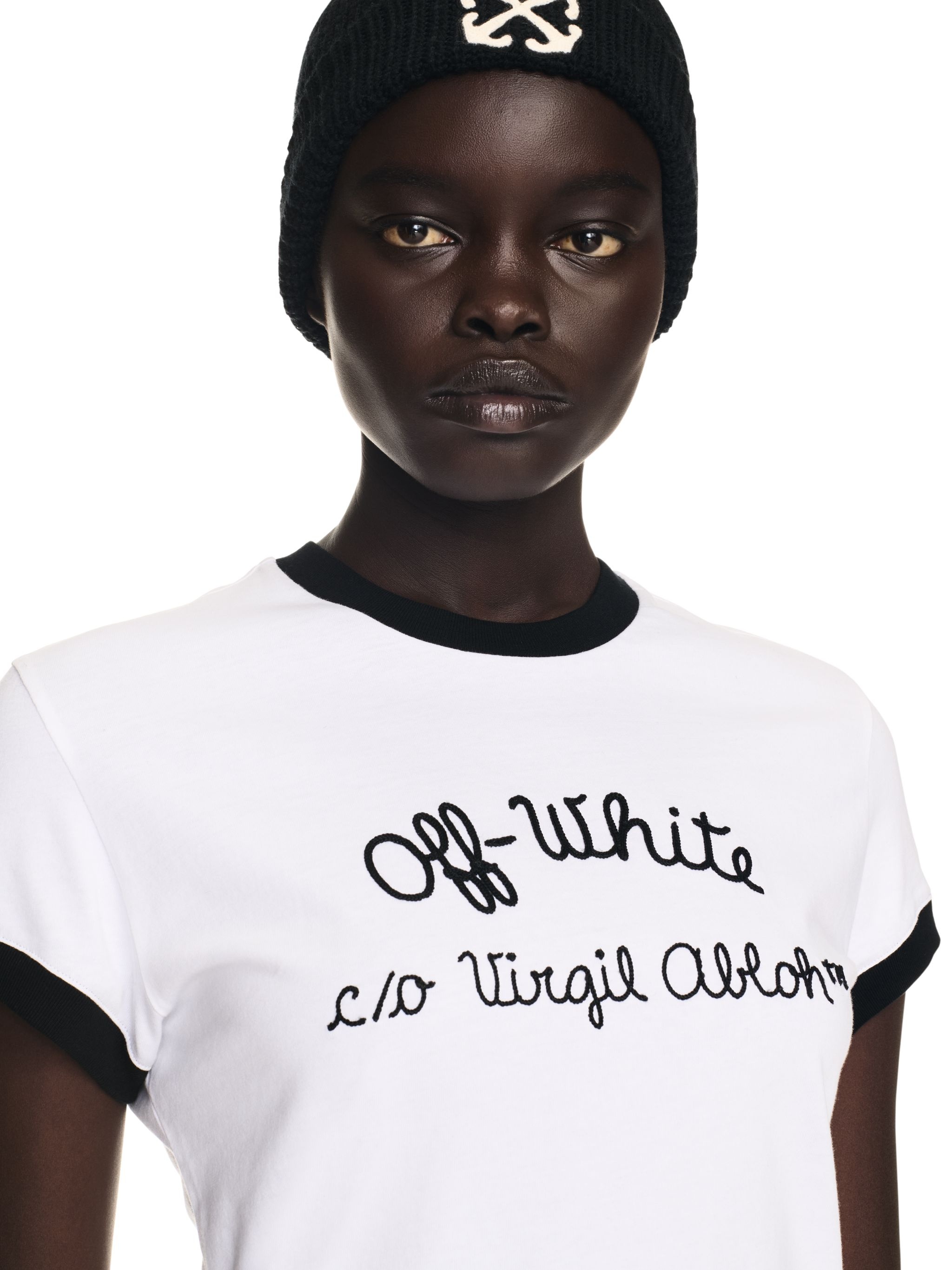 Embr Script Type Fitted Tee - 5