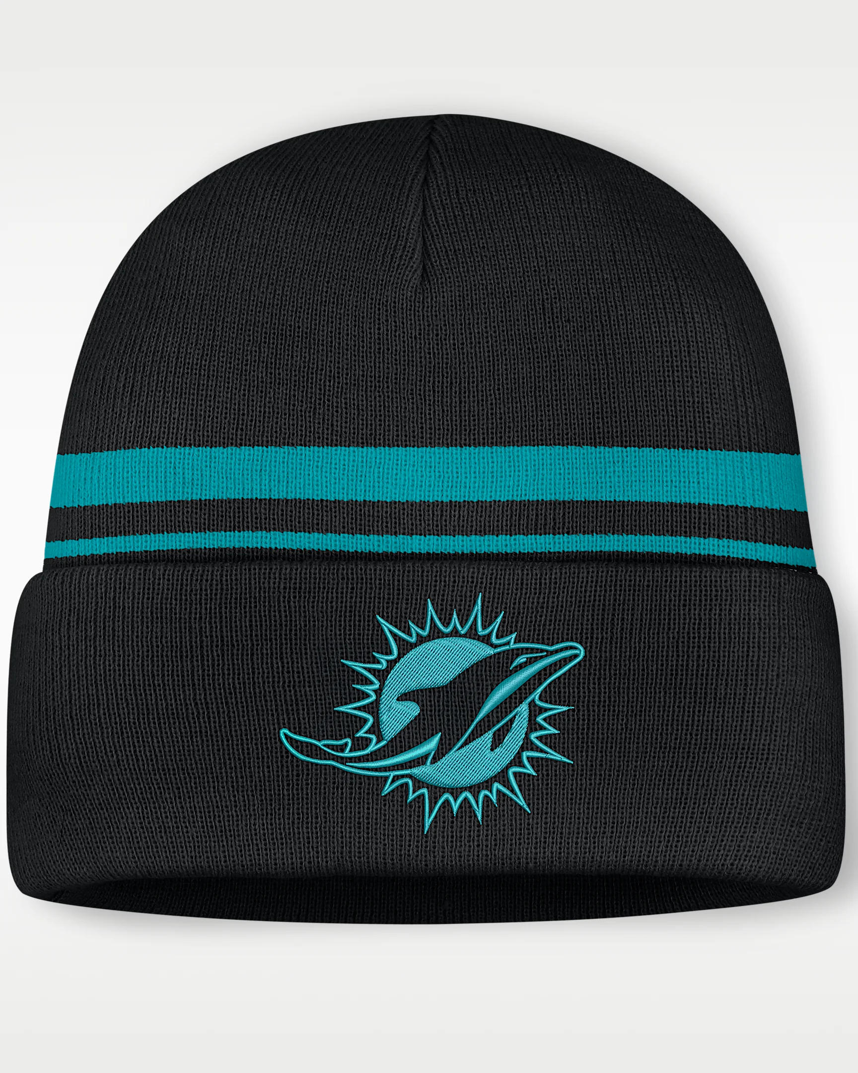 Miami Dolphins Primetime Utility Men's Nike NFL Cuffed Beanie - 1
