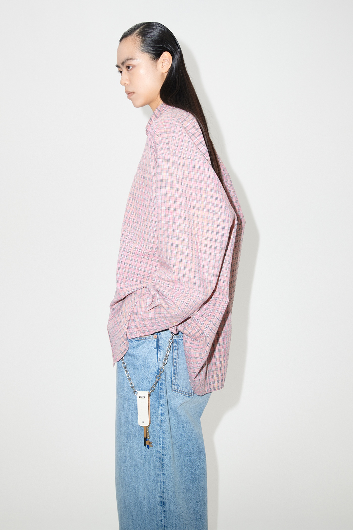 Borrowed BD Shirt Pink Kimble Check - 5