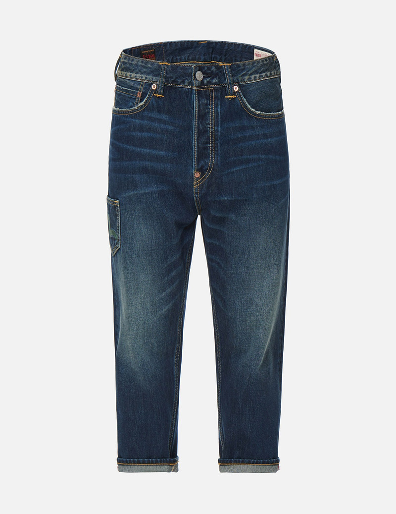 SHADED POCKETS CROPPED FIT JEANS #2027 1