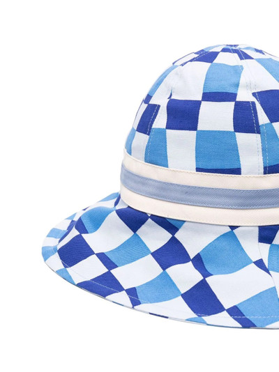 Marni check-print sun hat outlook