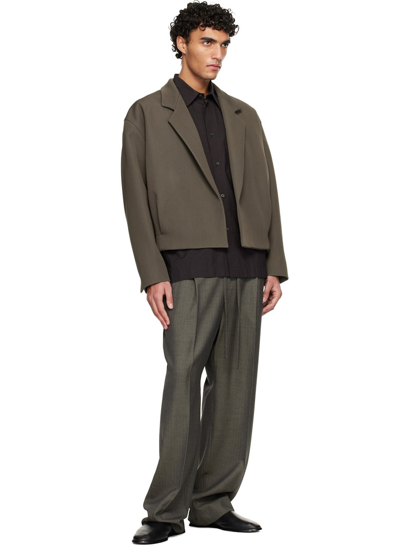 Fear of God Khaki Cropped Blazer outlook