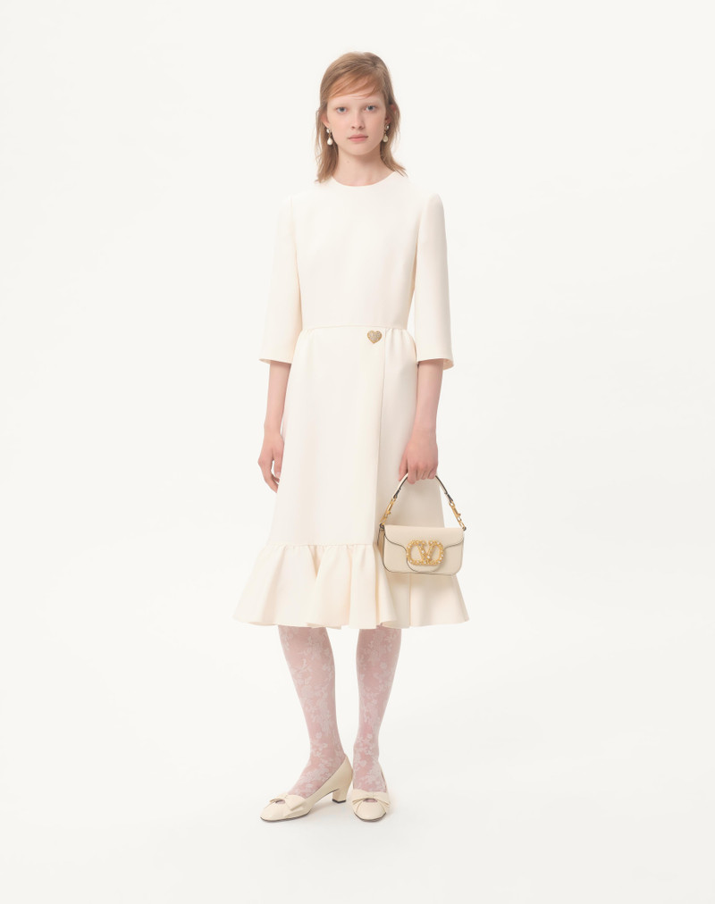 Valentino CREPE COUTURE MIDI DRESS outlook