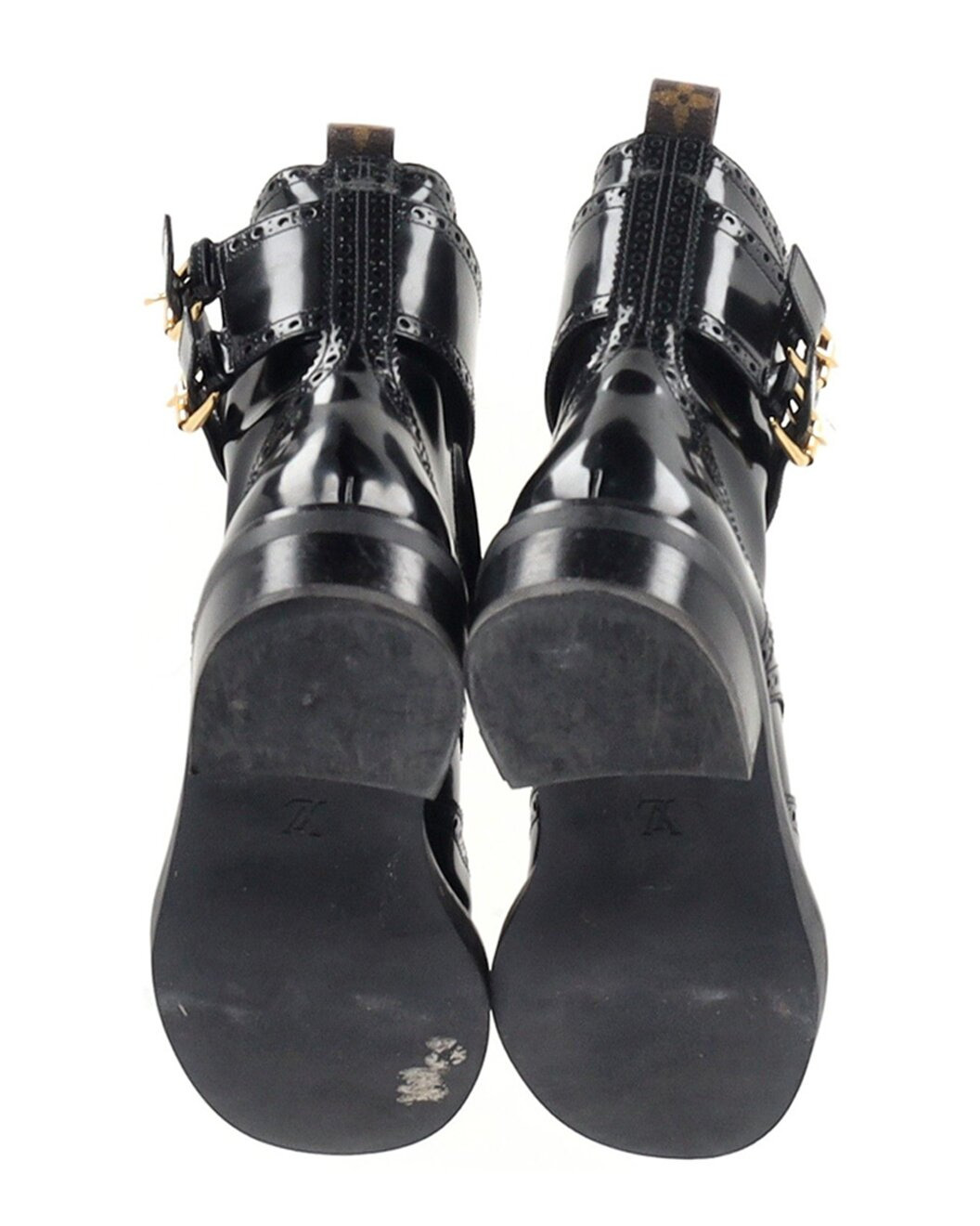 Louis Vuitton Women's Leather Midtown Bootie (Authentic Pre-Loved) - 2