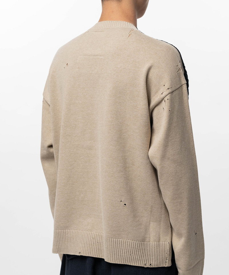 Front Back Combined Knit Cardigan 7