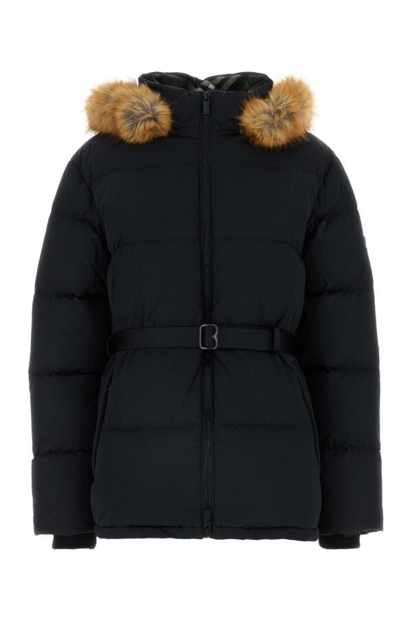 Burberry Woman Black Nylon Down Jacket - 1