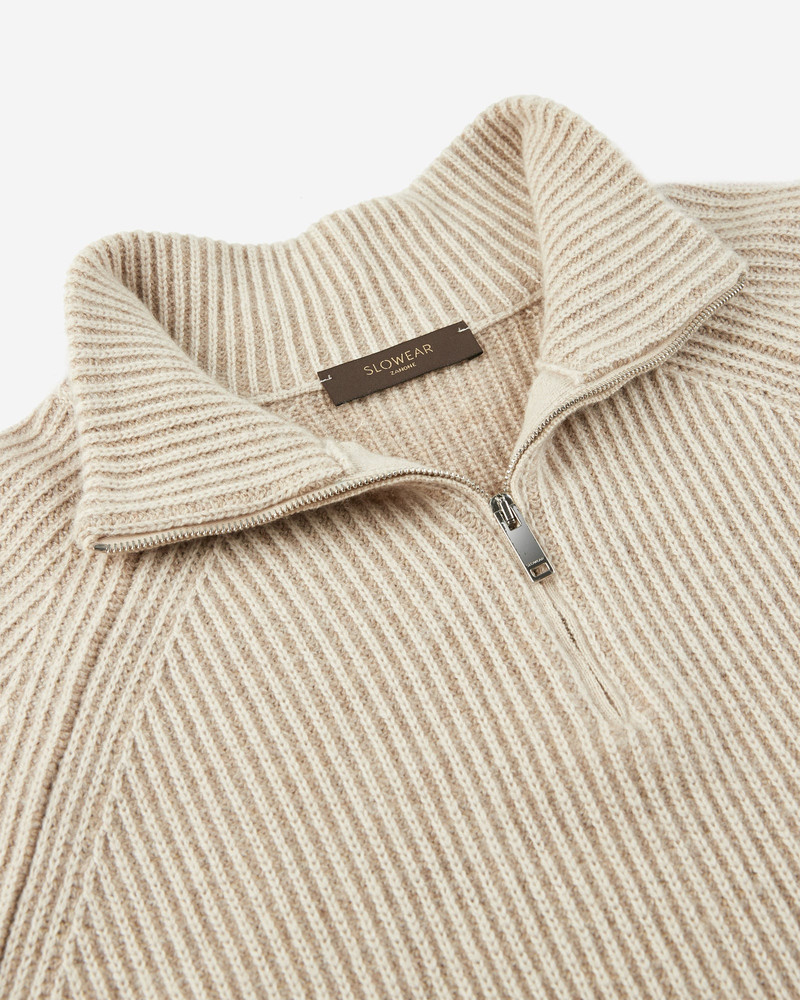 Slim fit cashmere high neck jumper 6