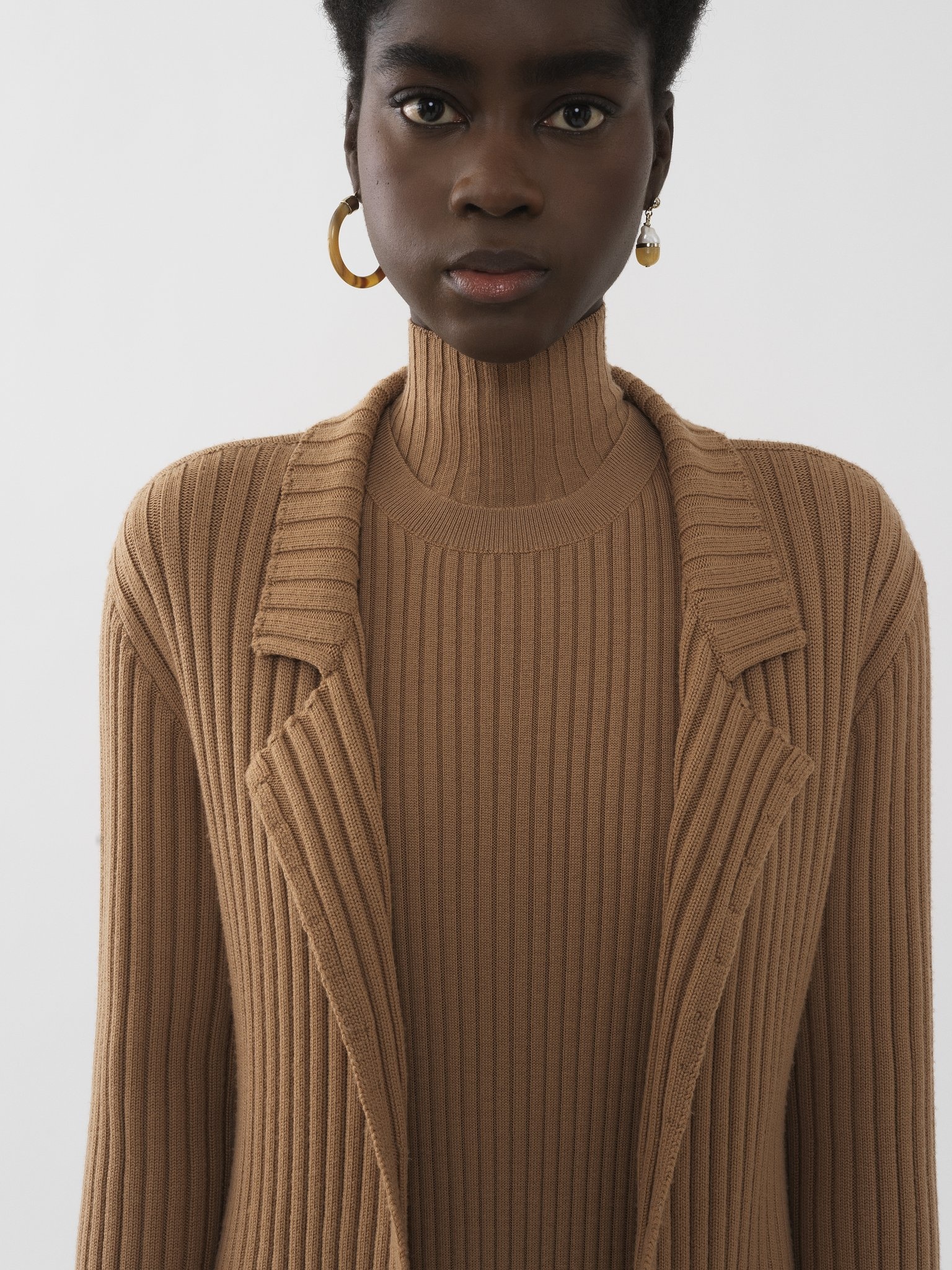 RIBBED "BLAZER" JACKET - 5