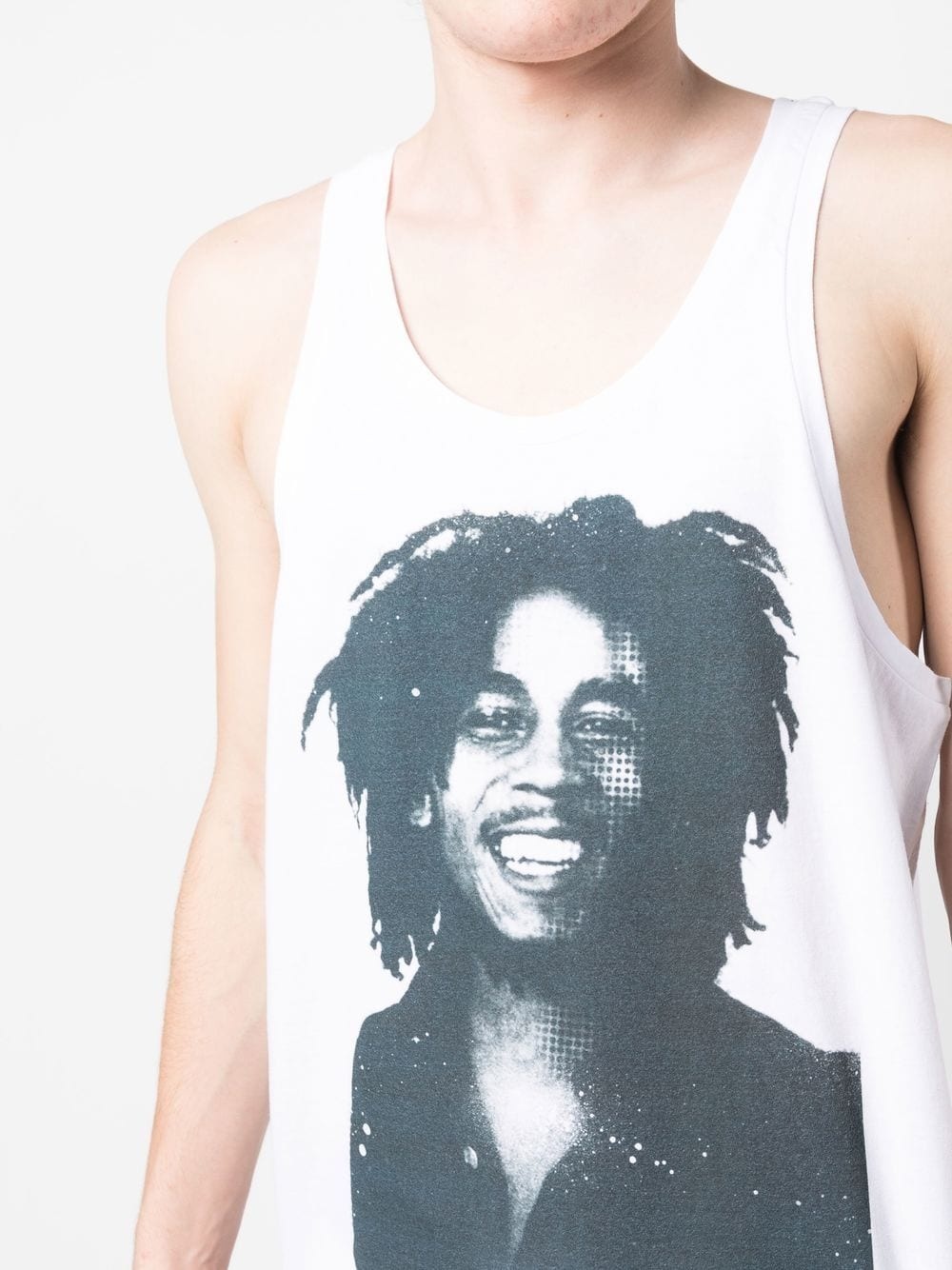 photograph-print tank top - 5