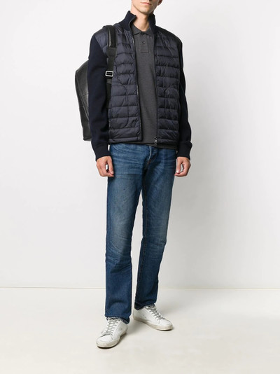 Moncler padded front cardigan outlook