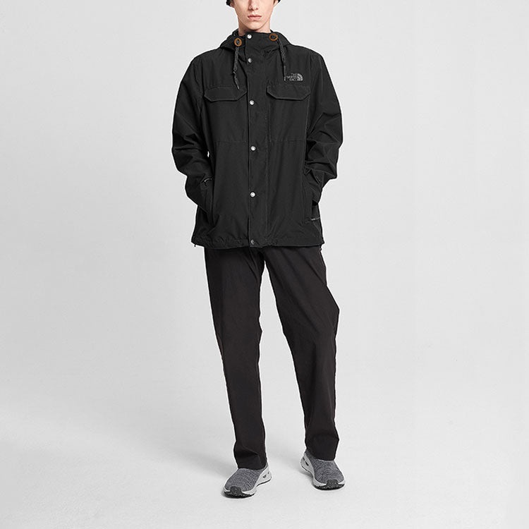 THE NORTH FACE Dryvent Down Puffer Hood Jacket 'Black' NF0A497F-JK3 - 2