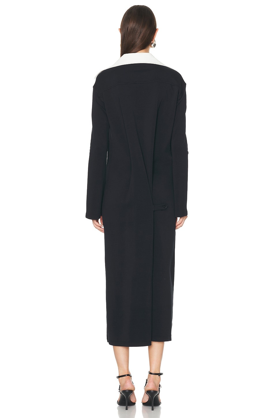 Twist Cotton Polo Long Dress - 4