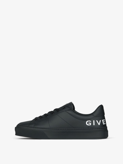 Givenchy CITY SPORT SNEAKERS IN LEATHER outlook