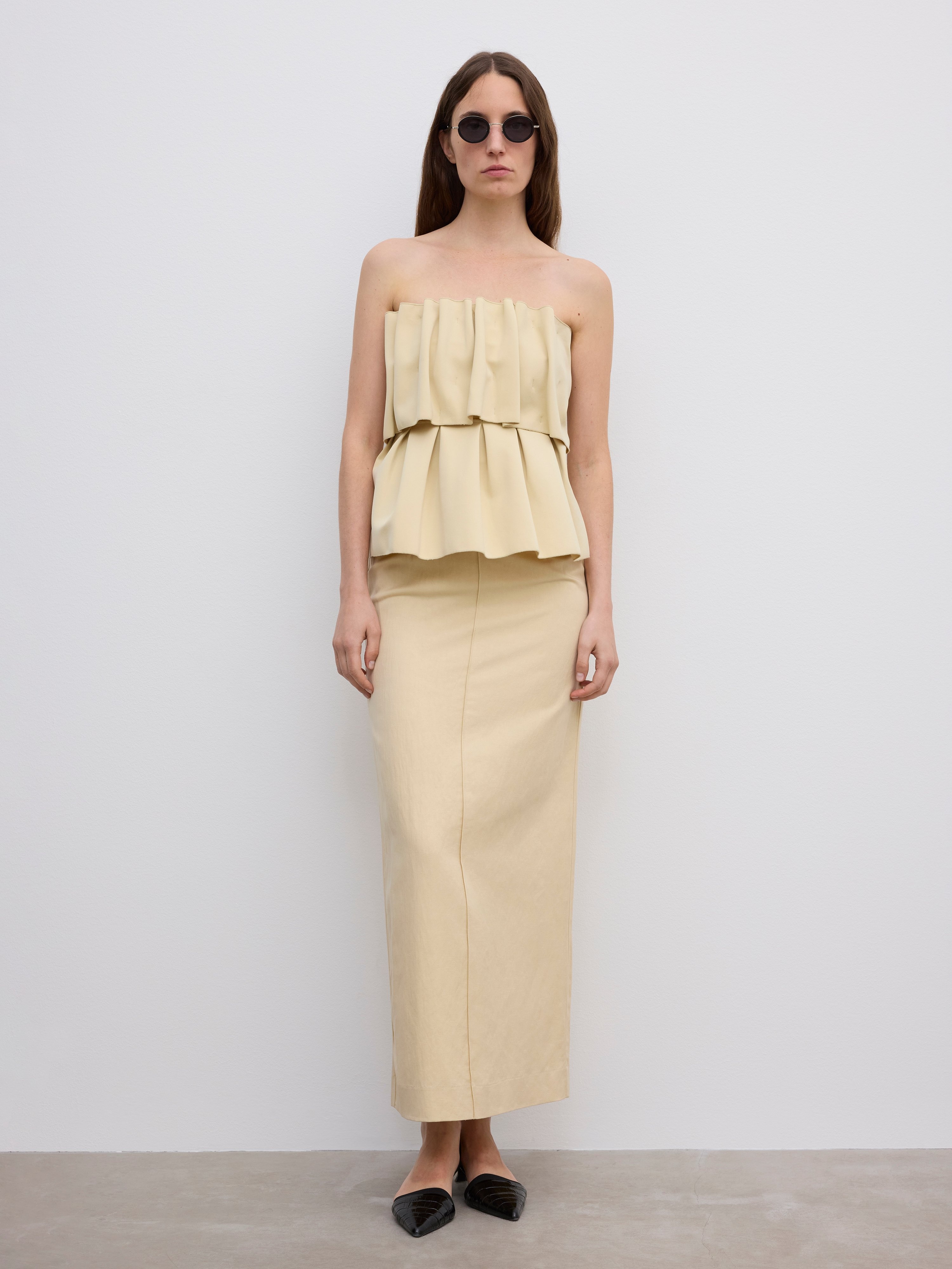 Sculpted tube top - 4