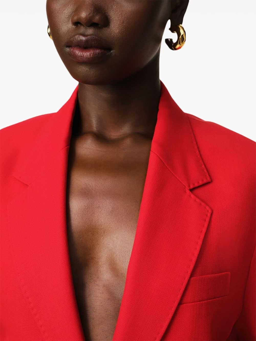 single-breasted blazer - 6