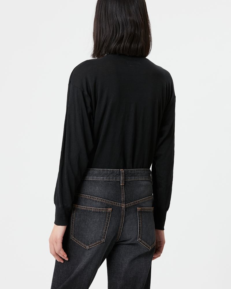 KLOWIA LINEN LOGO LONG-SLEEVE T-SHIRT - 5