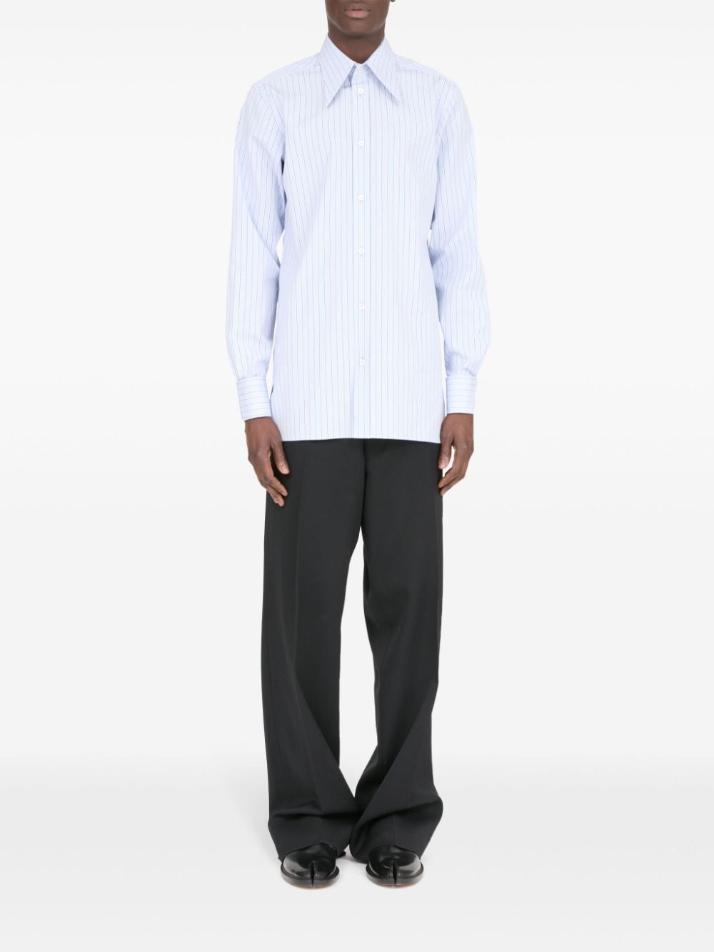 STRIPED COTTON SHIRT - 2