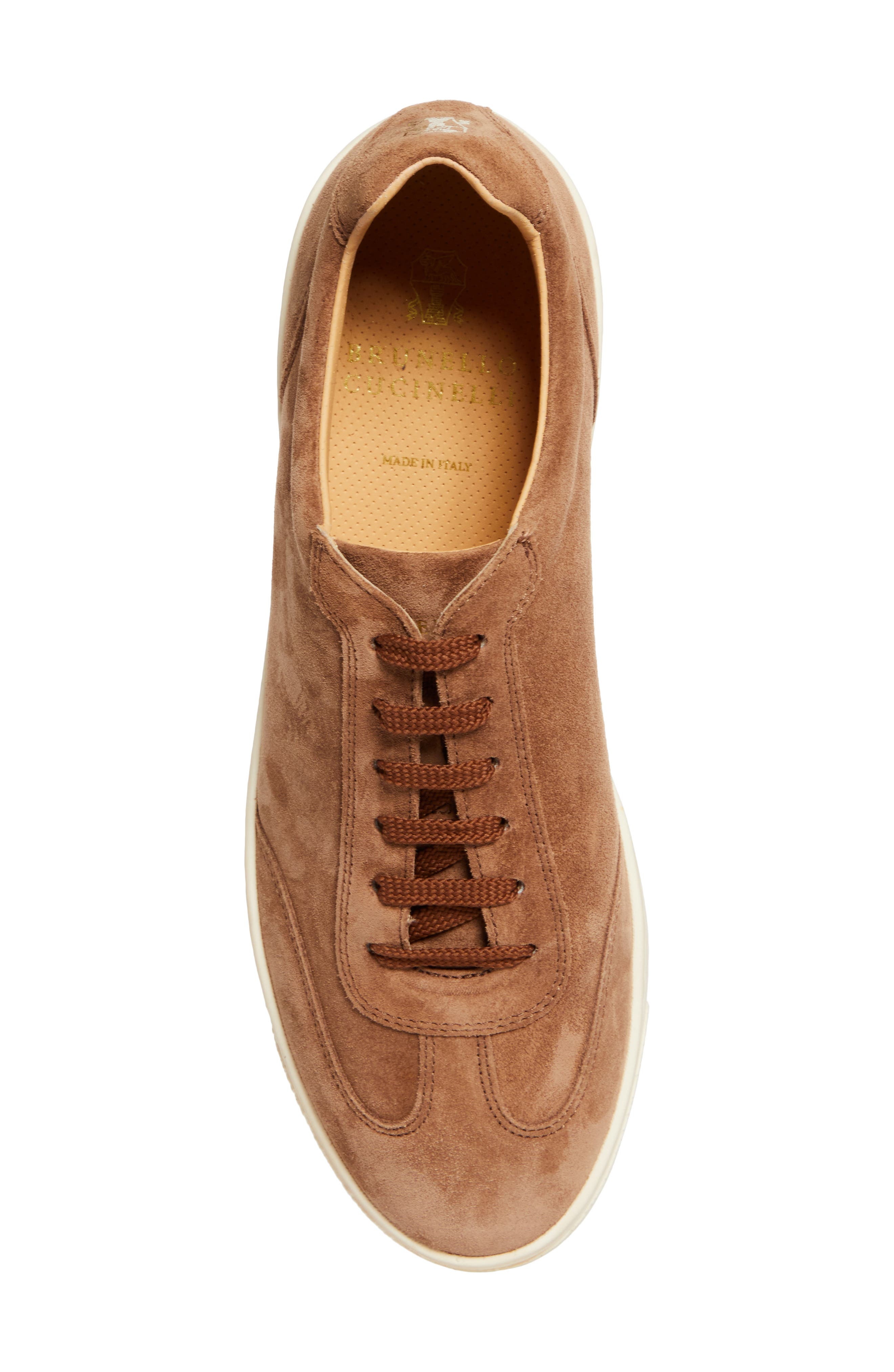 Brunello Cucinelli Low Top Sneaker in C2692 Brown at Nordstrom - 5