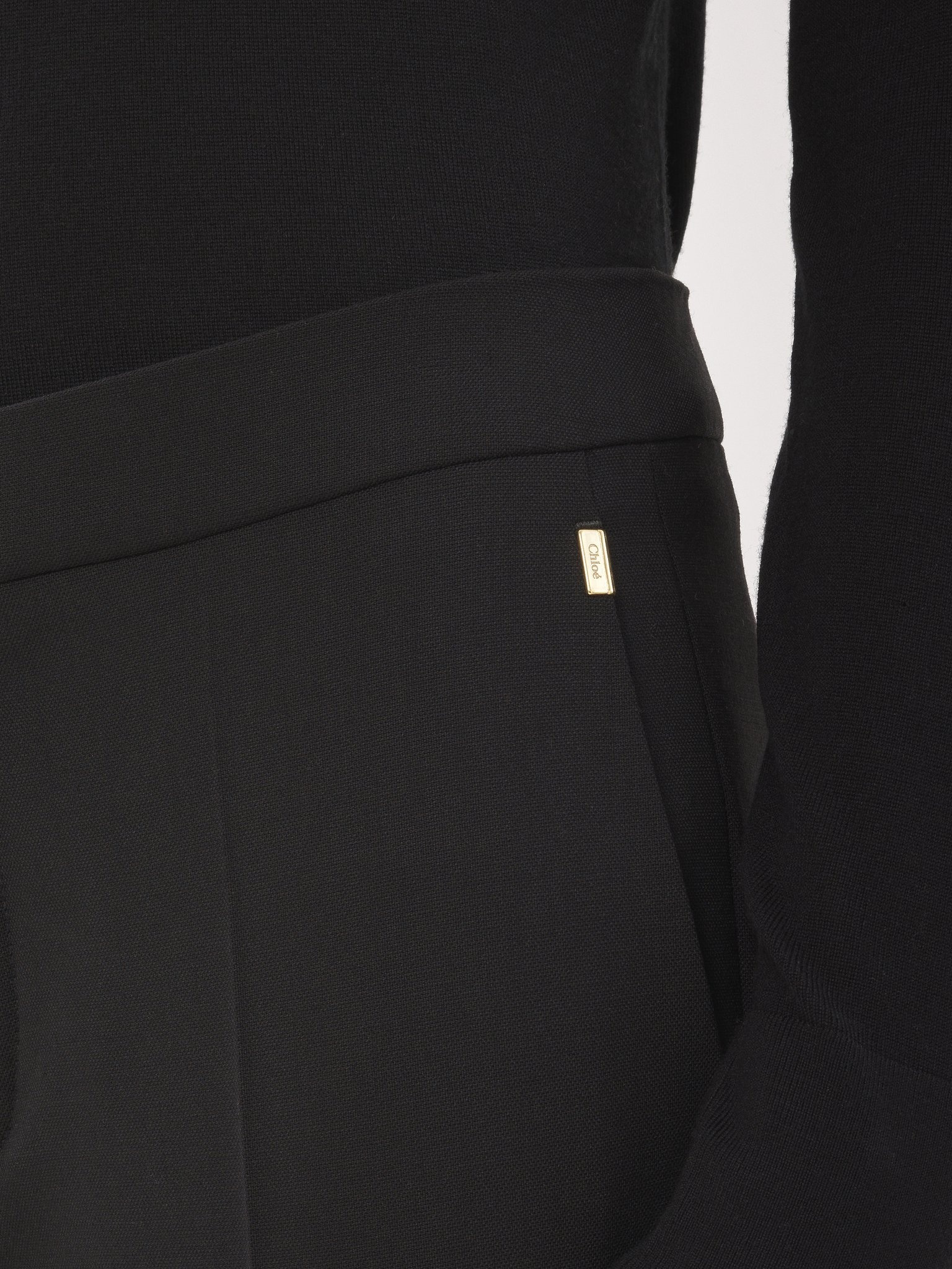 CROPPED CIGARETTE PANTS - 5