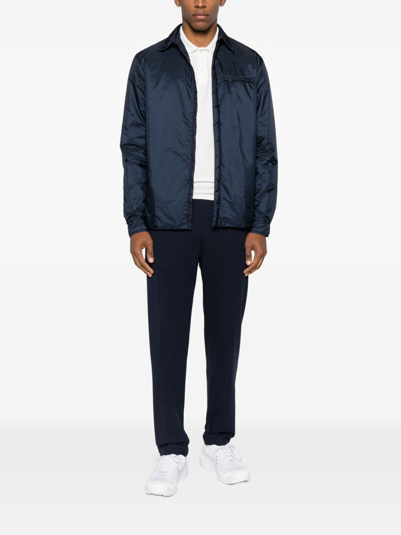 Prada zip-pocket overshirt outlook