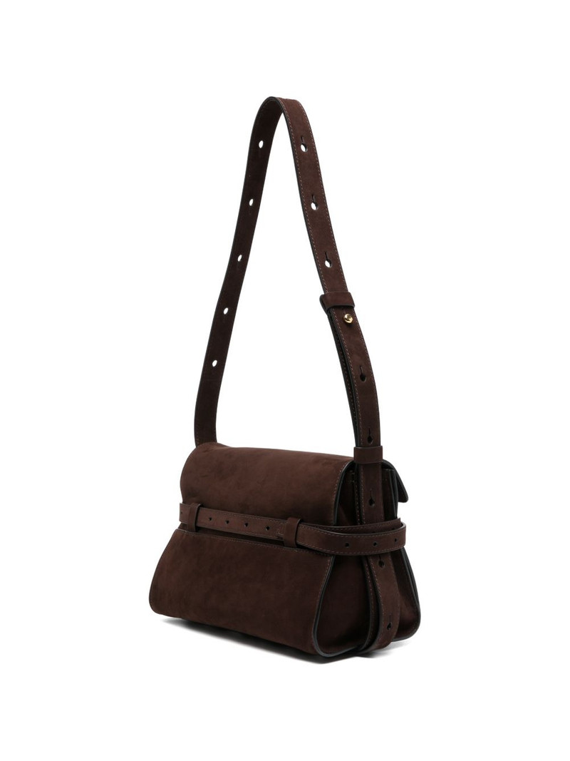 buckle suede cross body bag 3