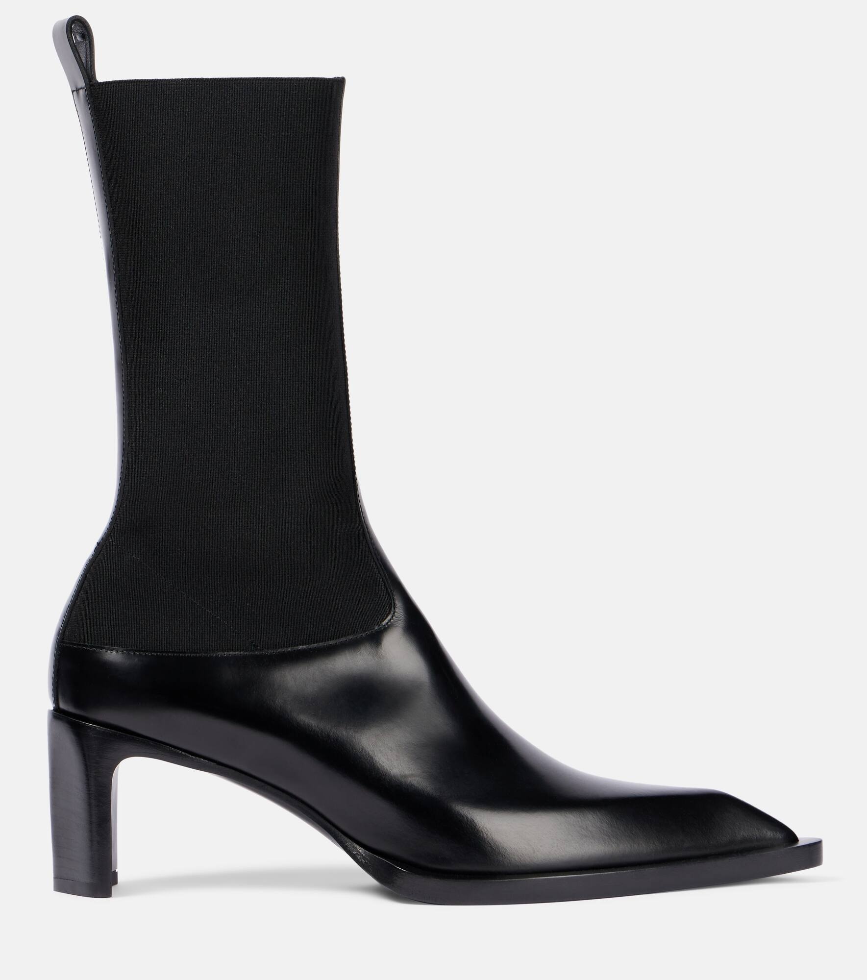 Leather ankle boots - 4