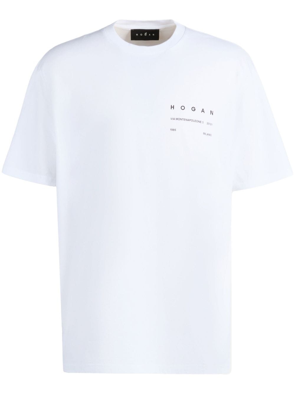 logo-print cotton T-shirt - 1