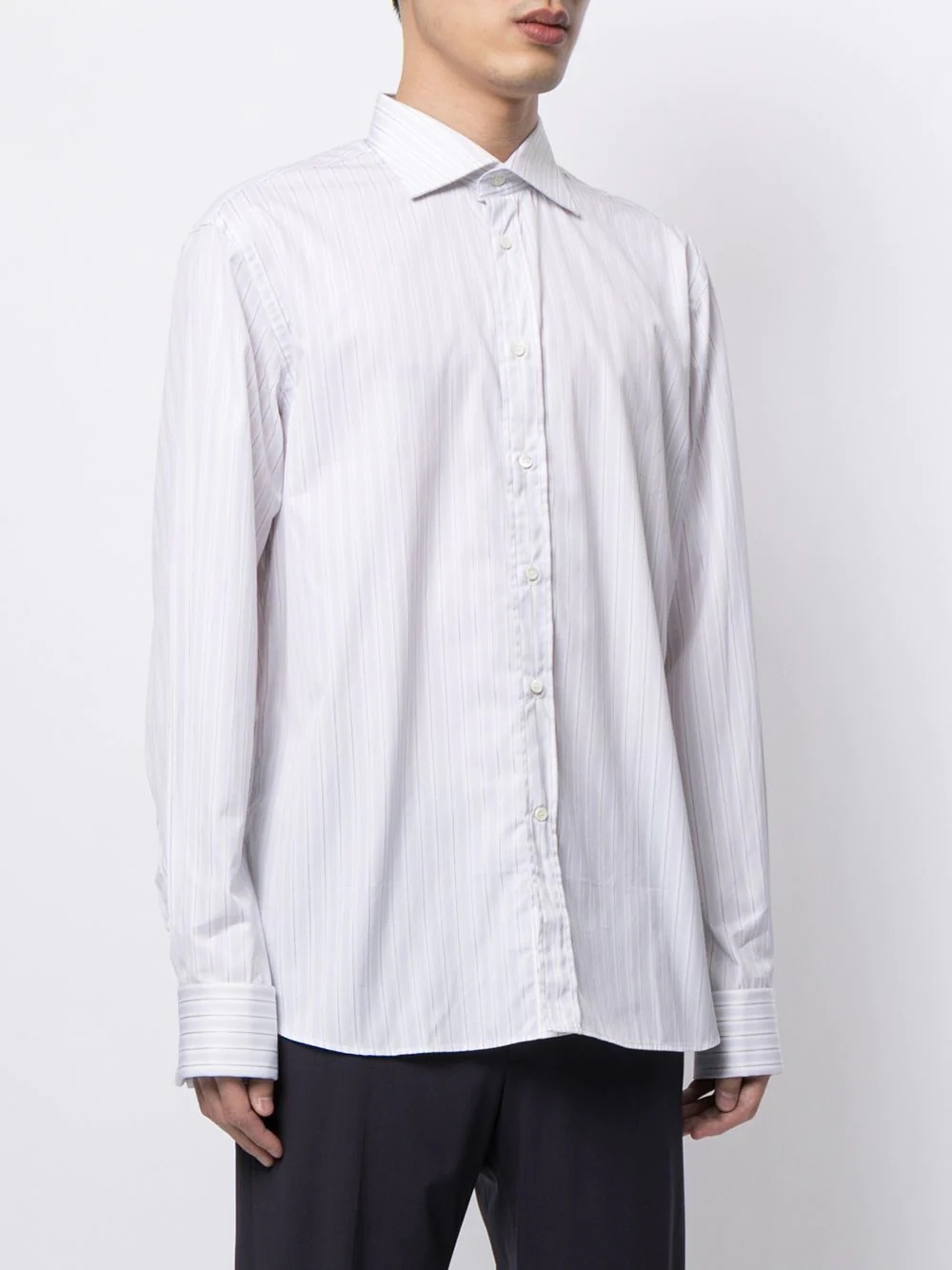 pinstripe cotton shirt - 3