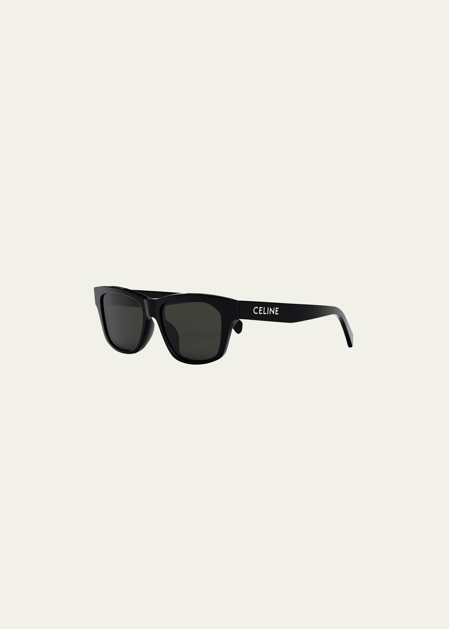 Logo Monochrome Rectangle Acetate Sunglasses - 1