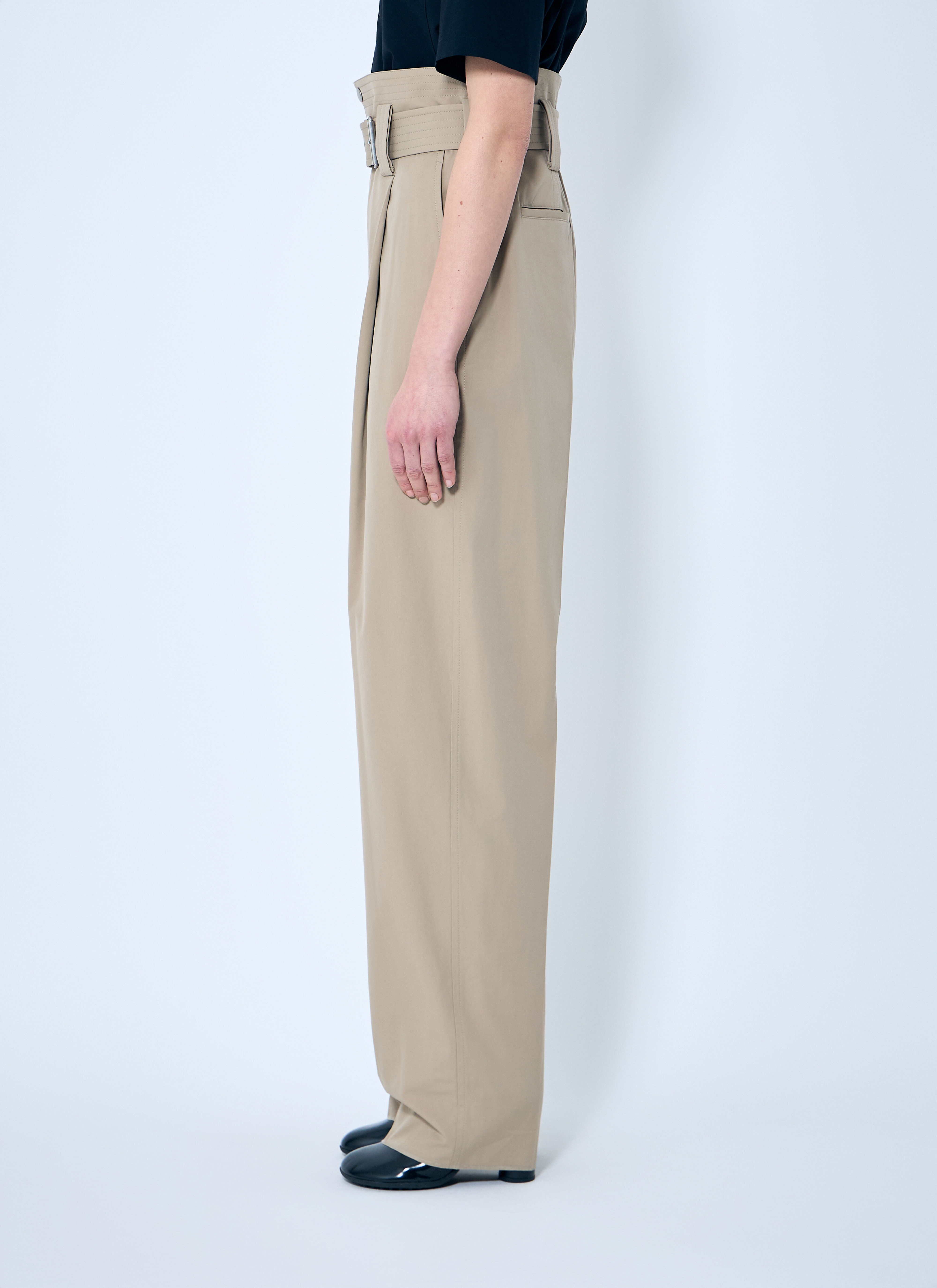 Compact Cotton Pants - 3