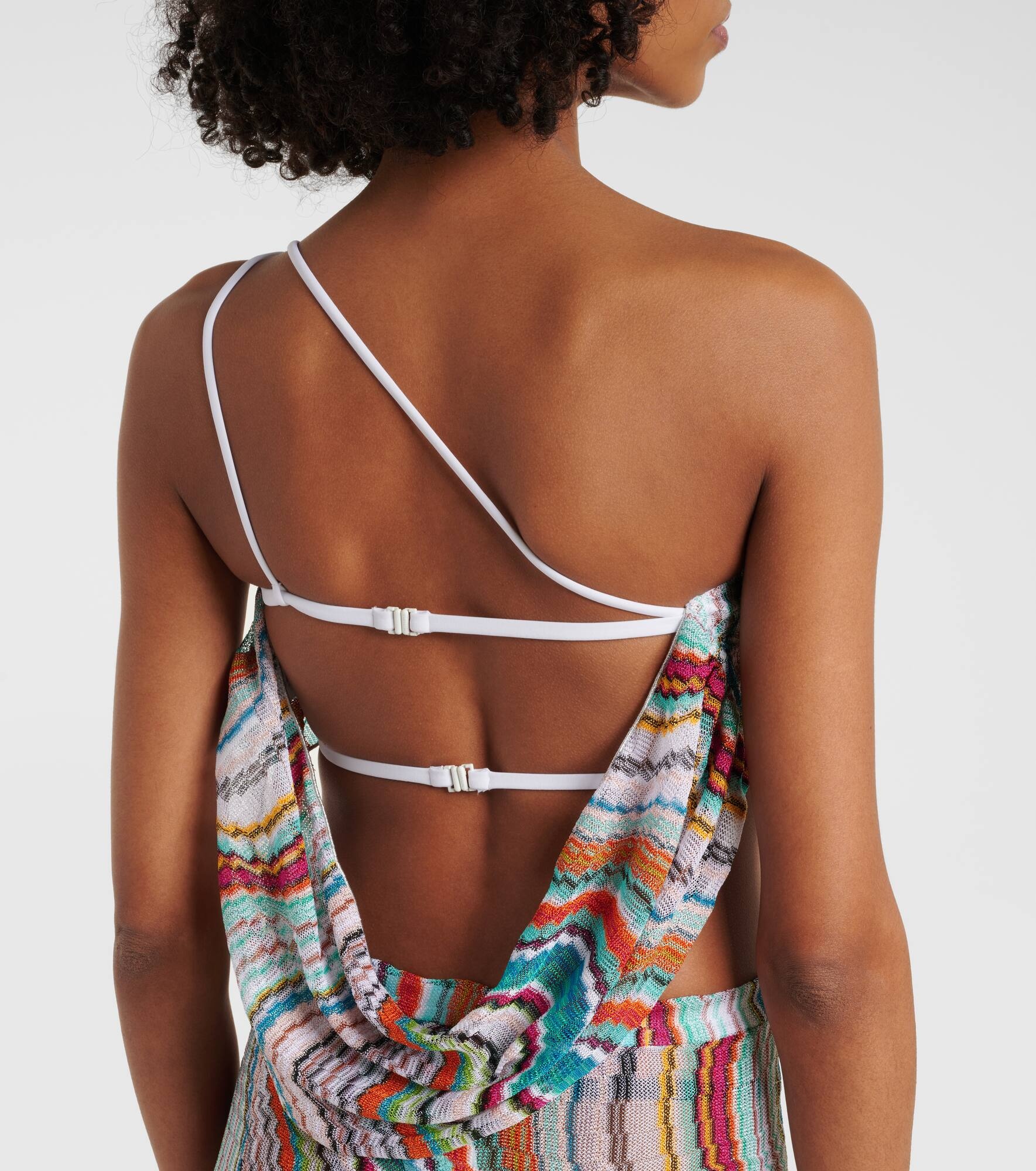 Zig Zag lamé crop top - 5