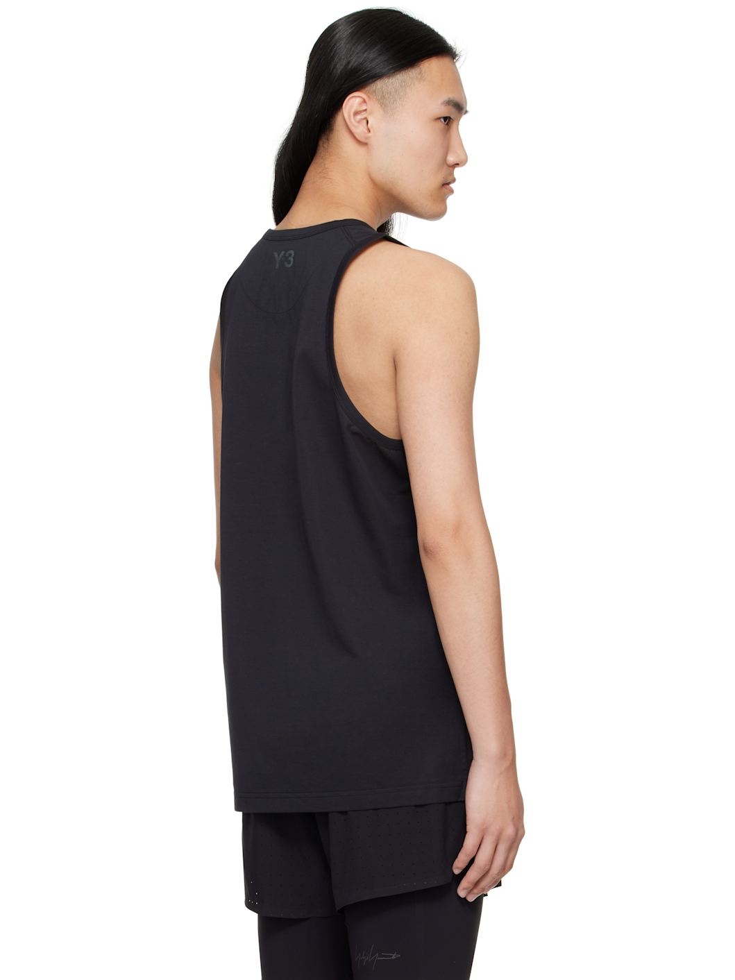 Black Sleeveless Tank Top - 3