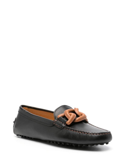 Tod's City Gommino leather loafers outlook