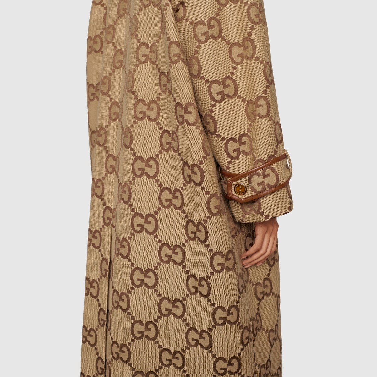 Jumbo GG canvas coat - 7