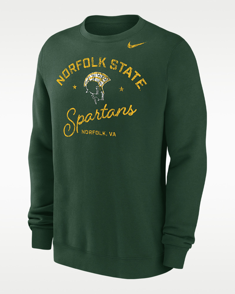 Nike Club Fleece College (Norfolk State University) Men’s Crew-Neck Sweatshirt 1