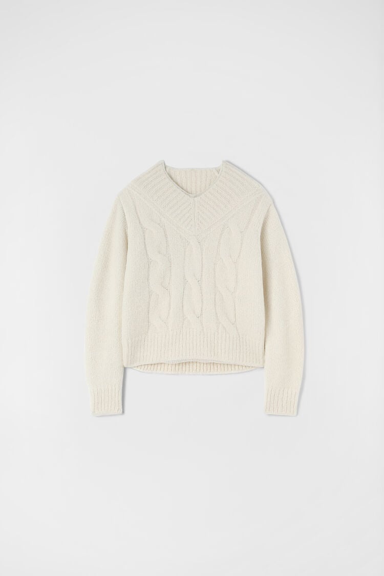 V-Neck Sweater - 1