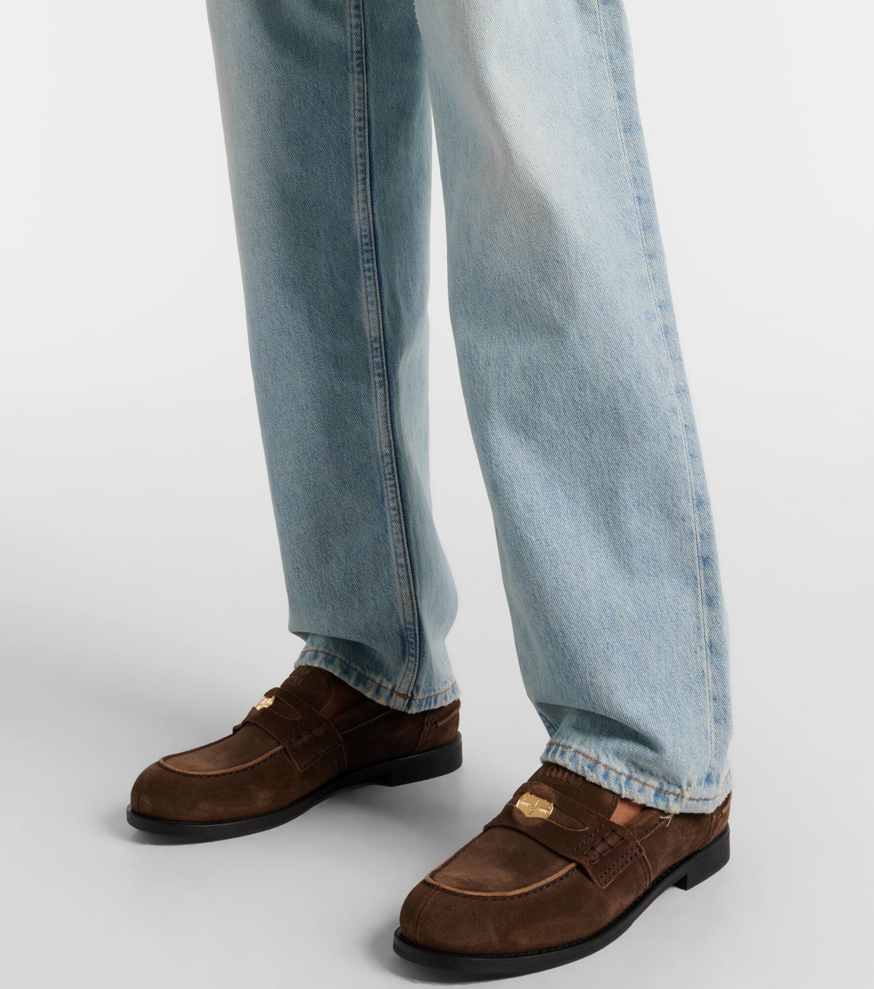 Low-rise wide-leg jeans - 5