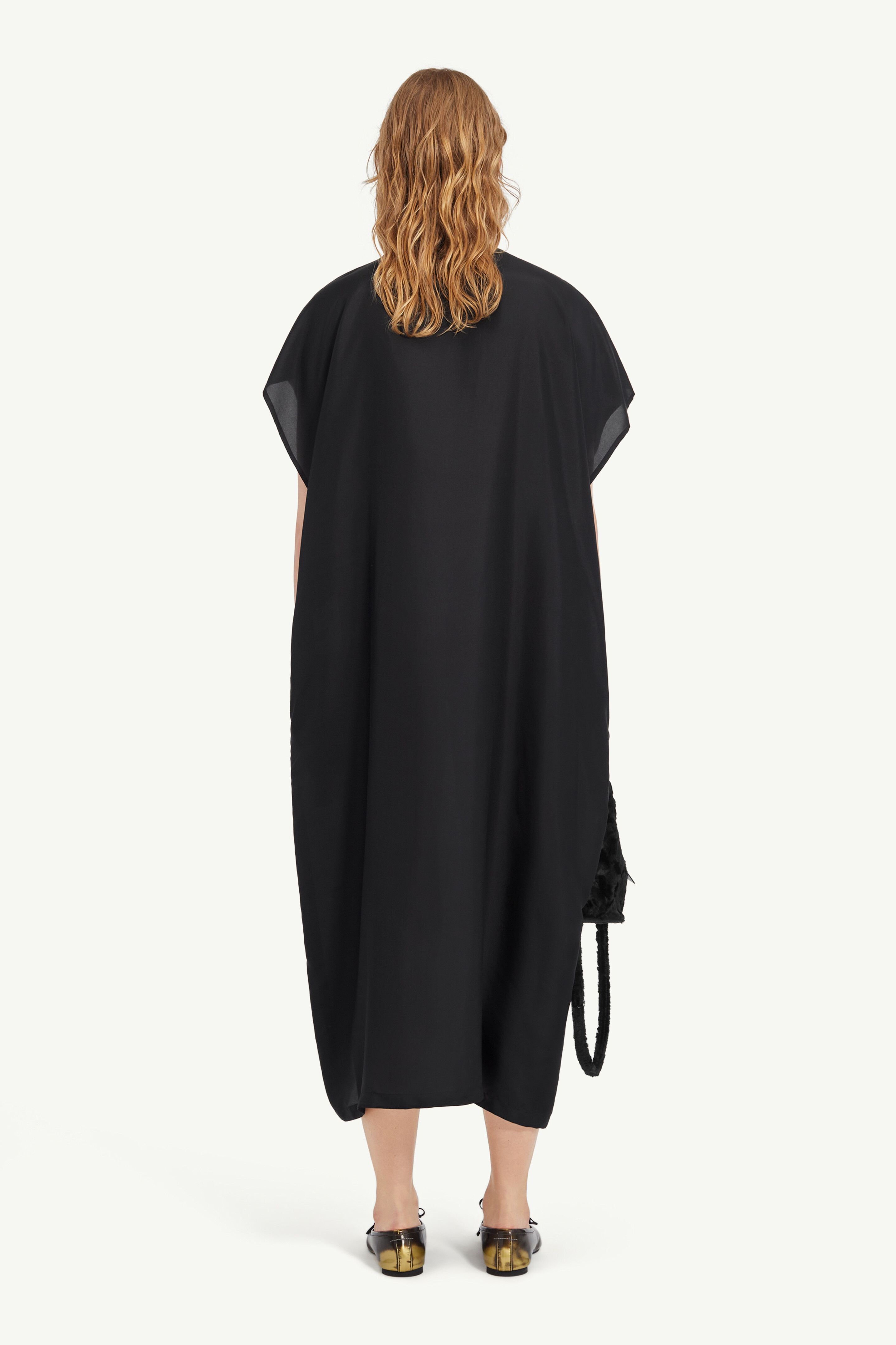 Silk midi dress - 4