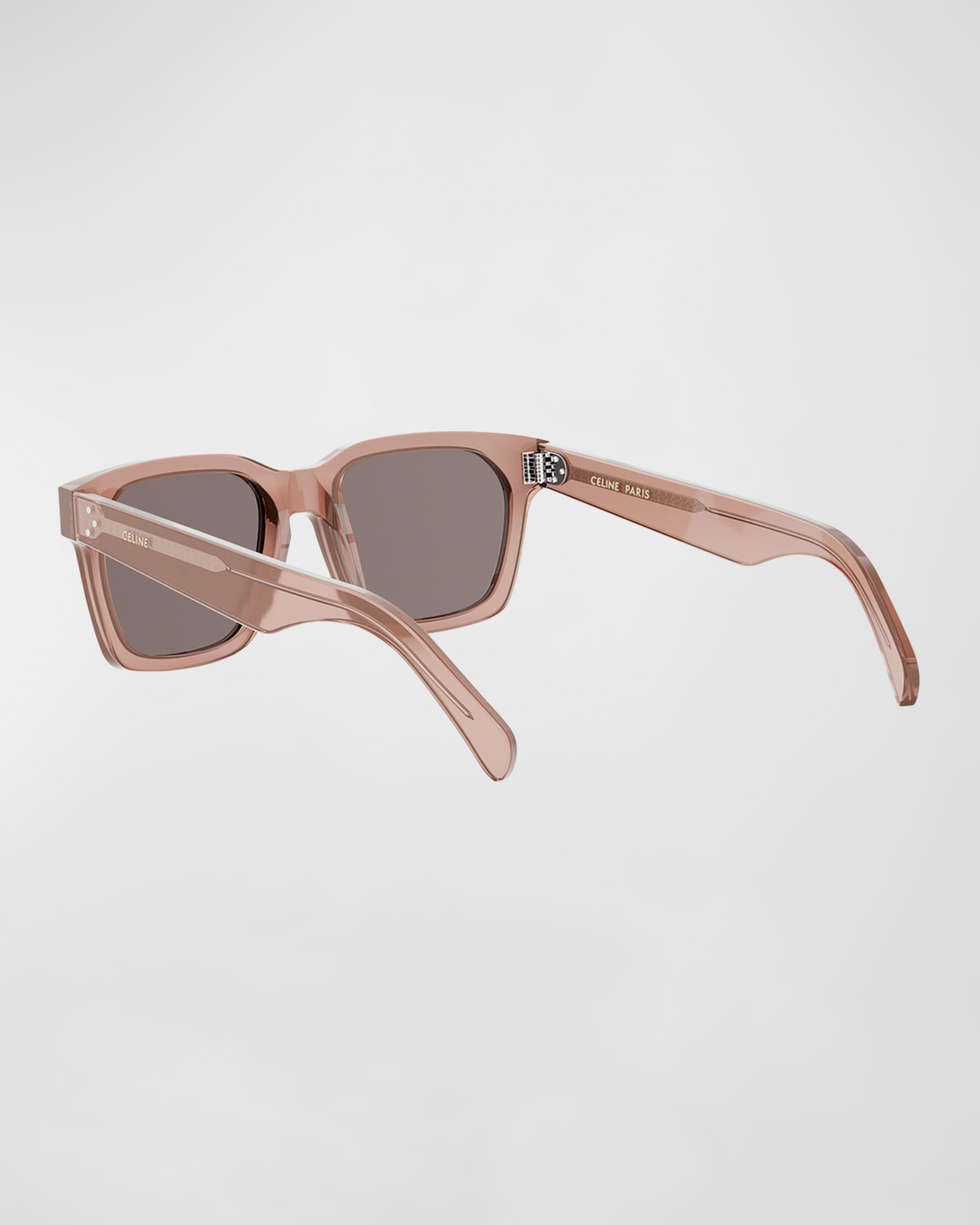 Bold 3 Dots Acetate Square Sunglasses - 2