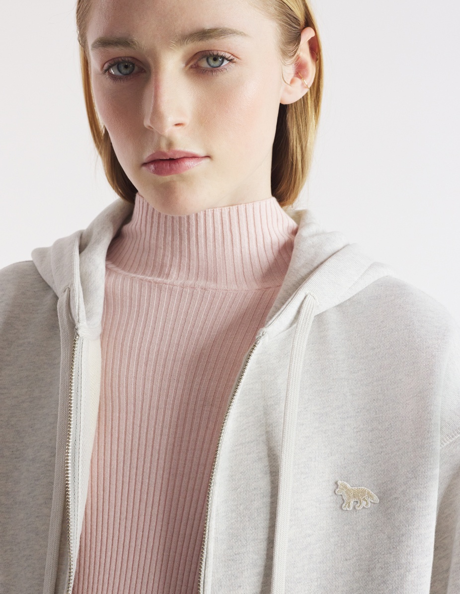 BABY FOX PATCH ZIPPED HOODIE - 4