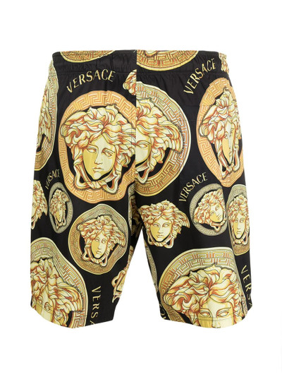 VERSACE mixed-print swim shorts outlook