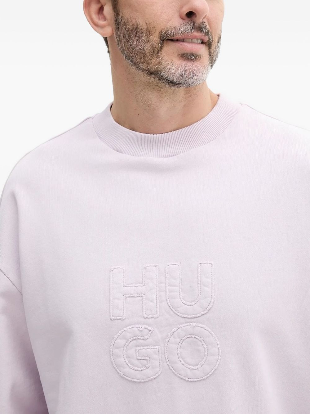 logo-appliqué sweatshirt - 3