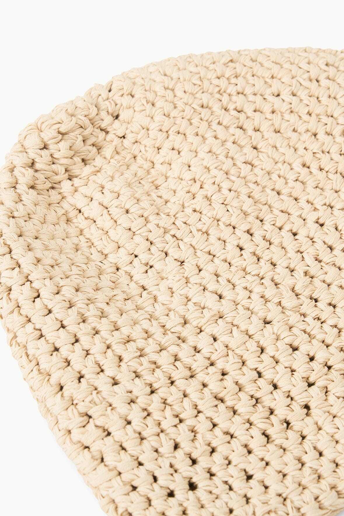 STAUD CROCHET HAT NATURAL - 6