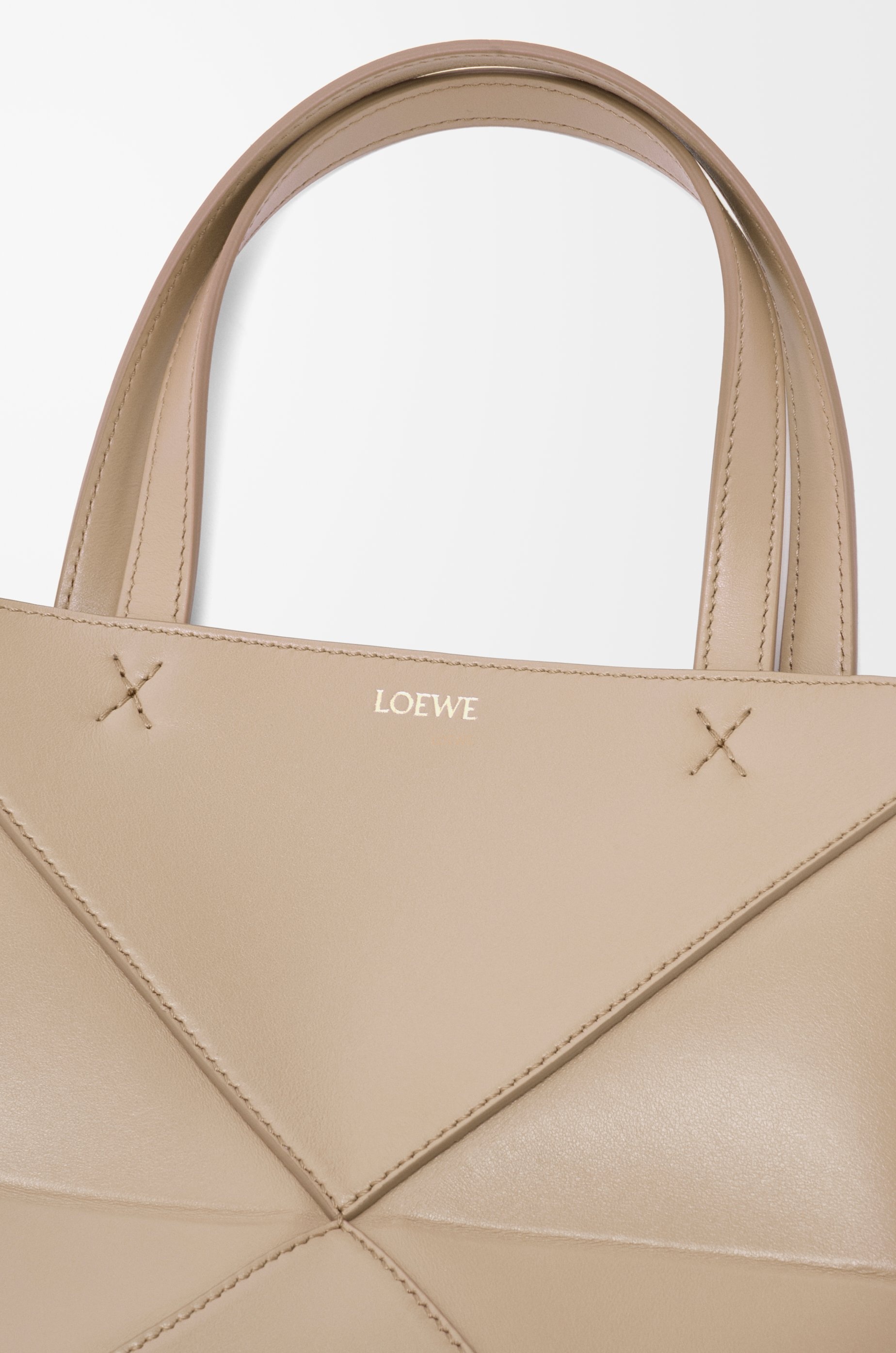 Mini Puzzle Fold tote in shiny calfskin - 11