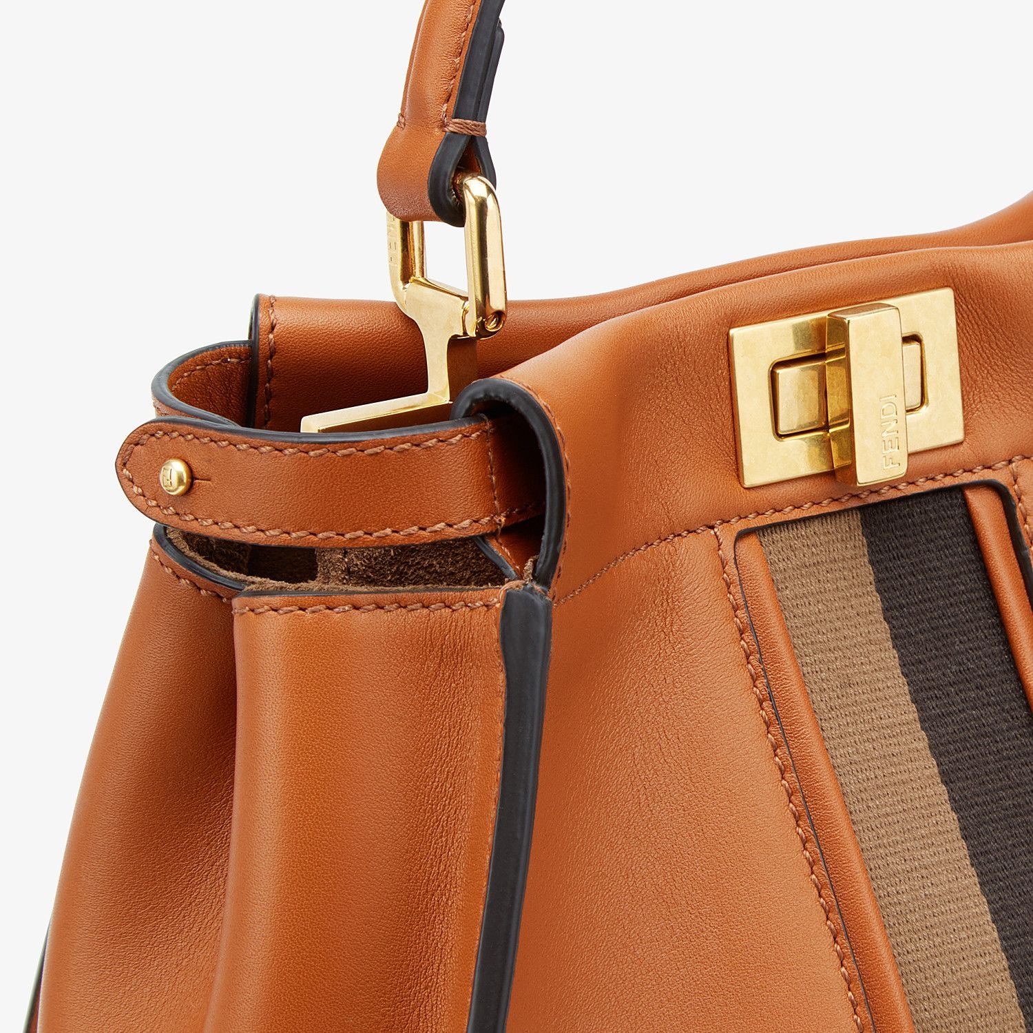  Brown leather bag - 6