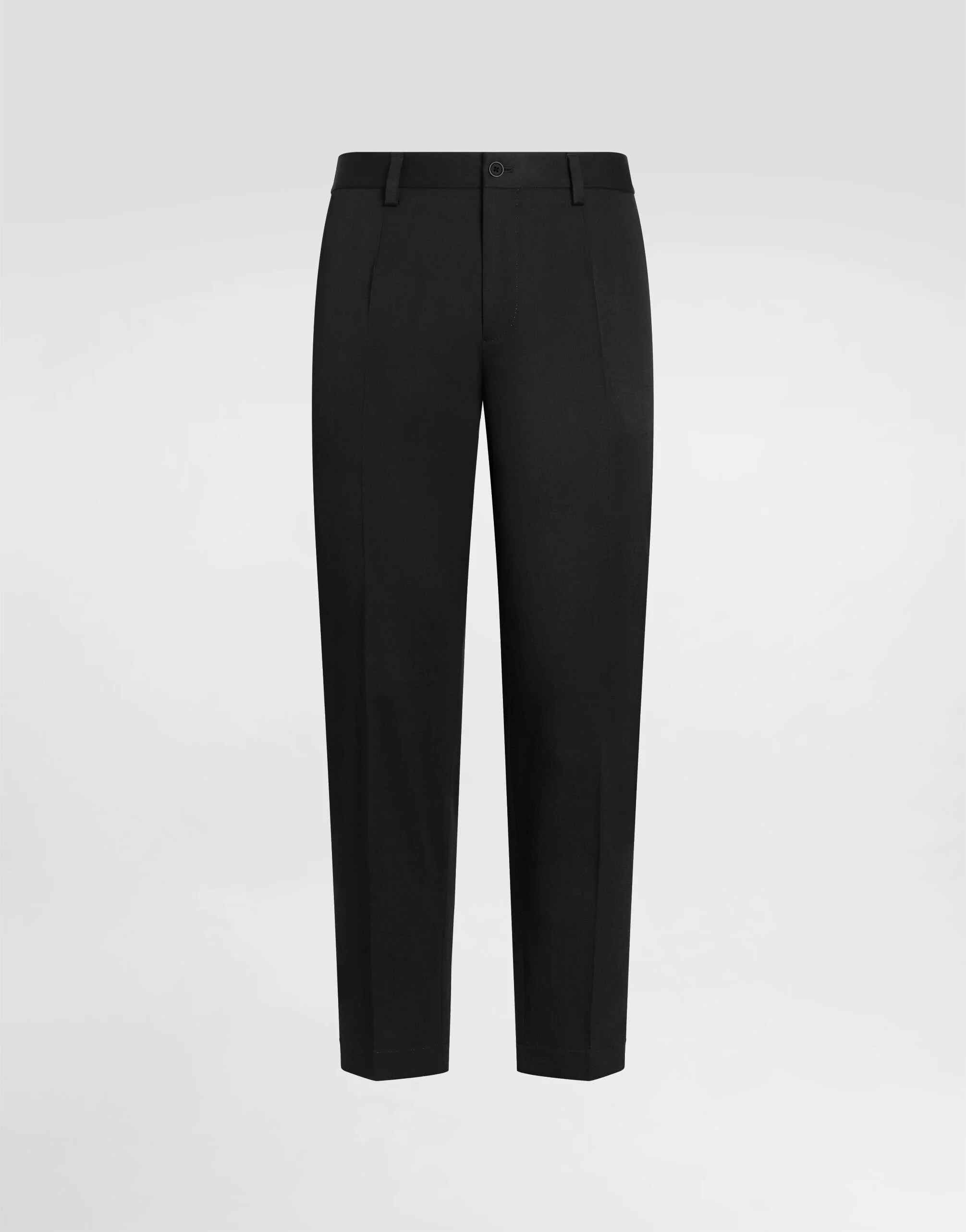 Wool canvas trousers - 1
