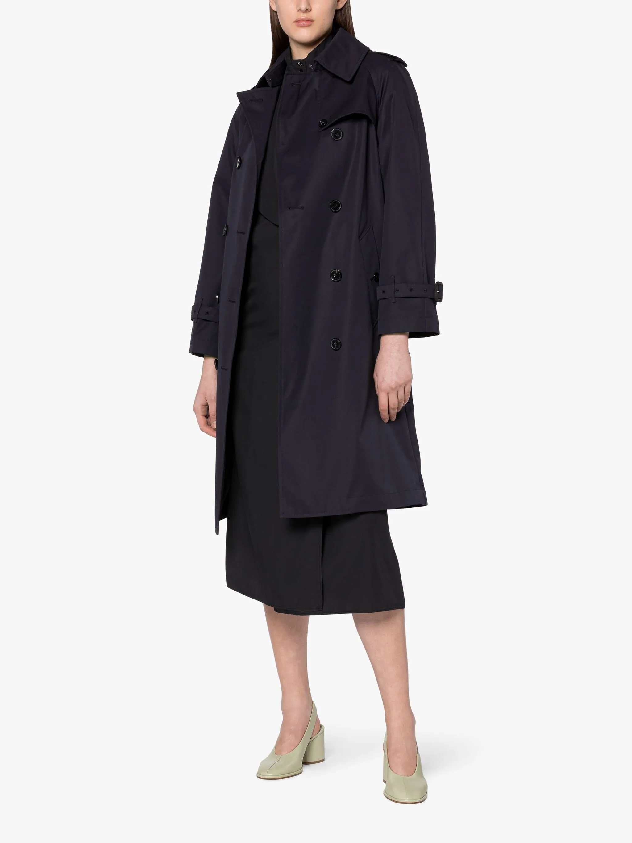 MUIRKIRK NAVY COTTON TRENCH COAT | LM-1011 - 2