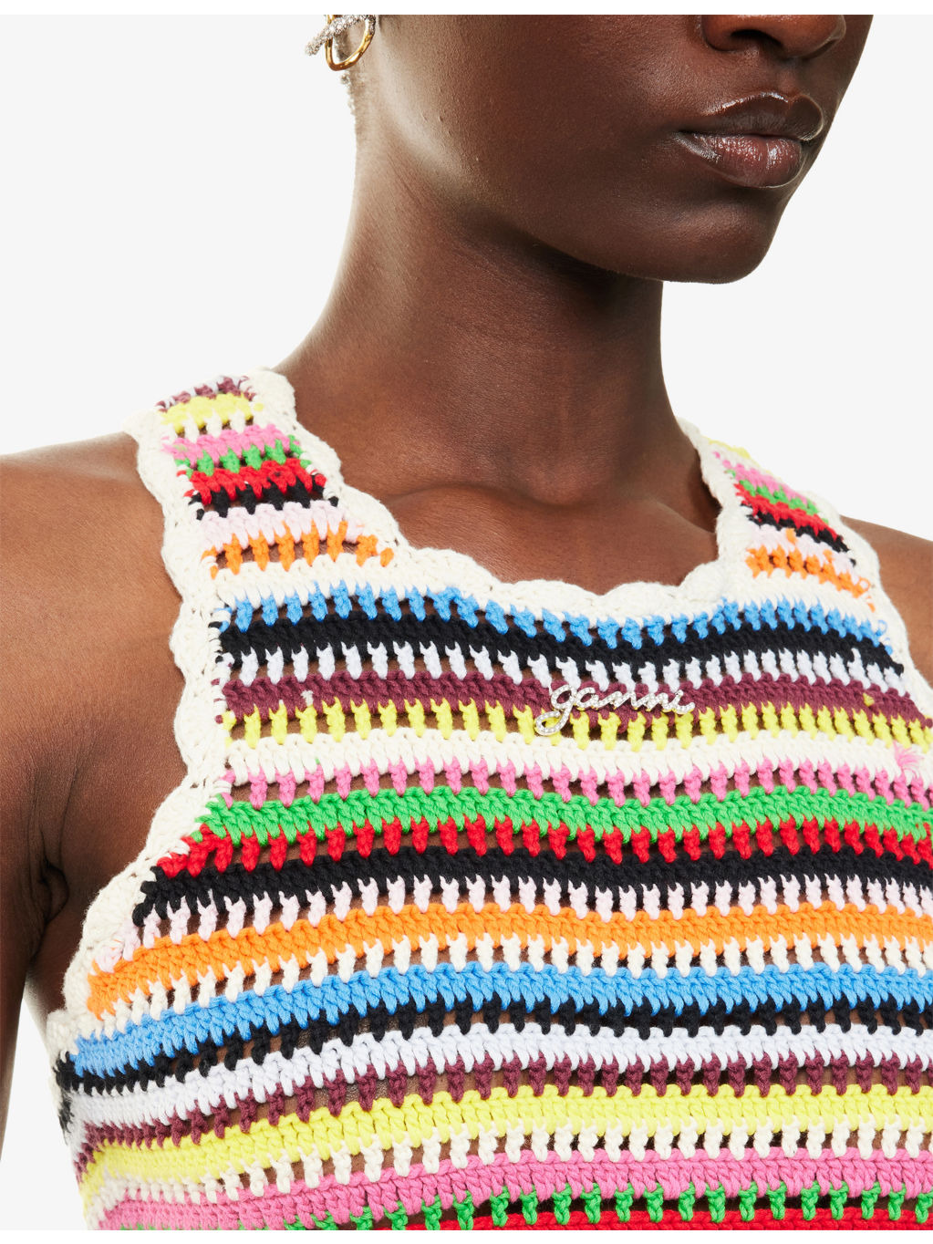 Crochet Sleeveless Cotton Top - 5