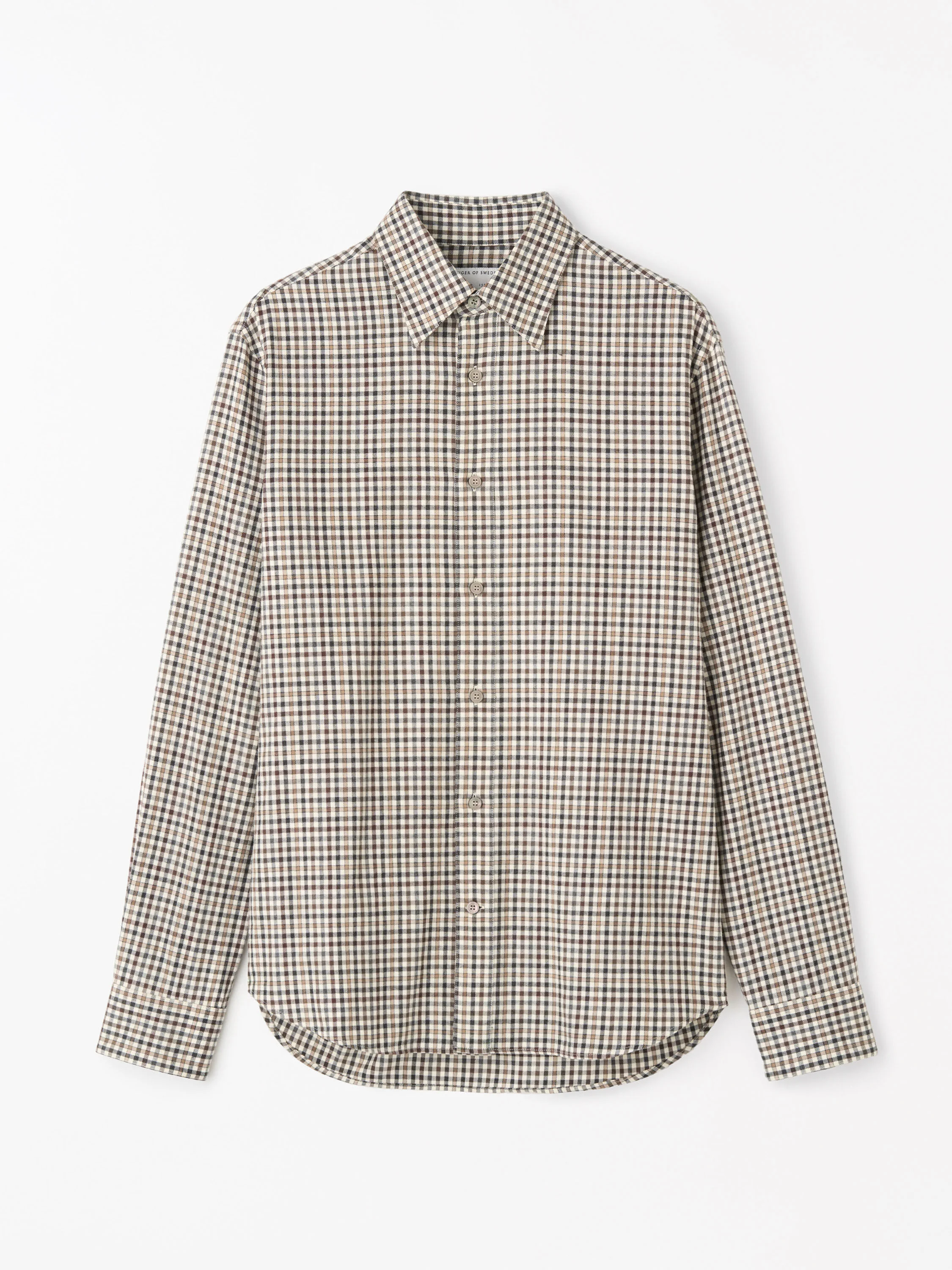Bjorn Cotton Check Shirt - 1