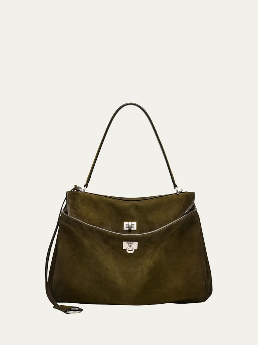 Rodeo Suede Top-Handle Bag - 1